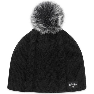 Callaway Pom Pom beanie dámská zimní čepice černá