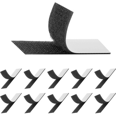 Onpira Čierny suchý zips samolepiaci Vyhotovenie: 10 x 2 cm [10 ks]