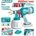 TOTAL Акумулаторен пистолет за боядисване TOTAL, 20 V, 1 L, 2 Ah, комплект (TL TSGLI20042E)