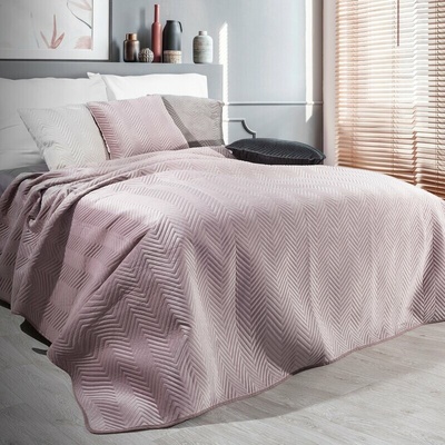 Takoy Prehoz SOFIA z mäkkého a matného zamatu 220x240 cm prešívaný do vzoru rybej kosti-HF-378352 | 220 x 240 cm
