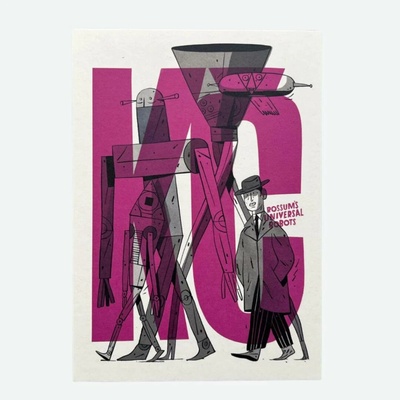 Pohlednice Karel Čapek R.U.R.