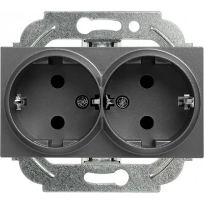 Panasonic КОНТАКТ ДВОЕН КАРЕ ПЛЮС МЕХ. Т. СИВ wktt02052dg-eu2 (wktt02052dg-eu2)