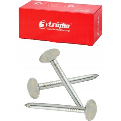 Hřebíky na lepenku Trojka pozinkované 3,00 mm x 30 mm 5 kg