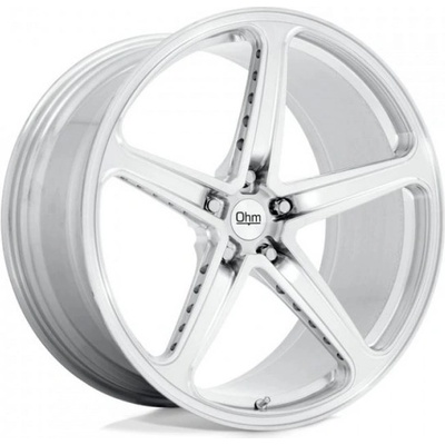 OHM AMP 10.5x22 5x120 ET30 silver machined