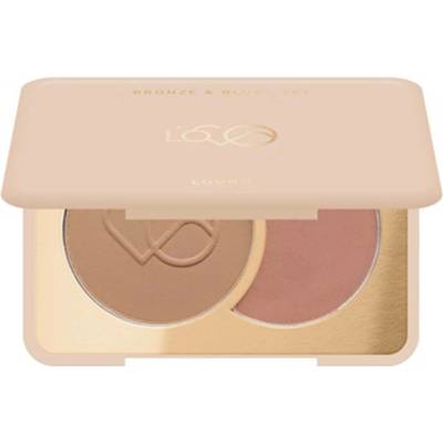 LOVRO Bronze & Blush Set Lisovaný bronzer a tvářenka pro konturování obličeje 5 g