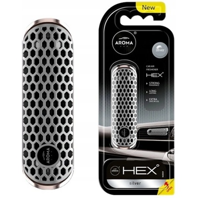 Aroma Car POLYMER HEX Silver