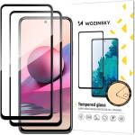 Wozinsky 2x Wozinsky защитно закалено стъкло за Xiaomi Redmi Note 10 4G/Redmi Note 10S/Redmi Note 11 Global/Redmi Note 11S - Черен KP29753