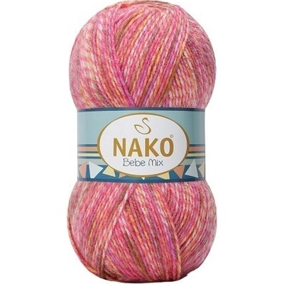 Nako Pletací příze Nako Bebe Mix 86828