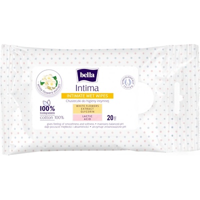 BELLA Intimní vlhčené ubrousky Intima 20 ks