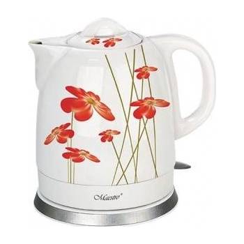 Maestro Maestro MR-066 Kettle Red Flowers White