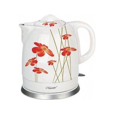 Maestro Maestro MR-066 Kettle Red Flowers White