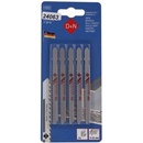 Levior Plátky do přímočaré pily HSS 75/1mm 5ks 31030