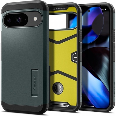Spigen Tough Armor Google Pixel 9 Pro/Pixel 9 Abyss Green ACS07694