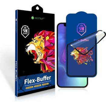 BestSuit Удароустойчив Протектор за iPhone 14 Plus, BESTSUIT Flex-Buffer 5D Glass, Черен (5903396130205)