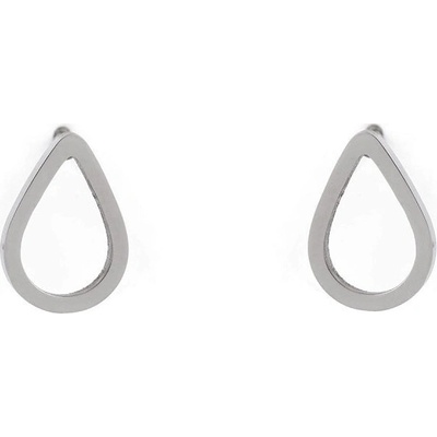 Prima-obchod náušnice z nerezové oceli platina kapka 105608