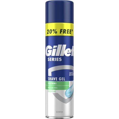 Gillette Series Sensitive gel na holení 240 ml – Zbozi.Blesk.cz