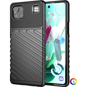 Image 1 of LG K92 5G Удароустойчив Twill Texture Калъф и Протектор