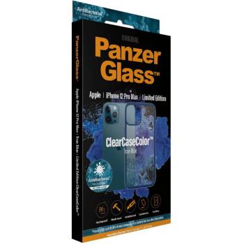 Panzer Гръб PanzerGlass за IPhone 12 Pro Max, ClearCase - Синя рамка (5711724002786)