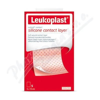 Leukoplast Cuticell Cont.5 x 7,5 cm 5 ks tran.sil.mř.