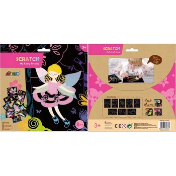 Škrabací obrázky Víly Avenir