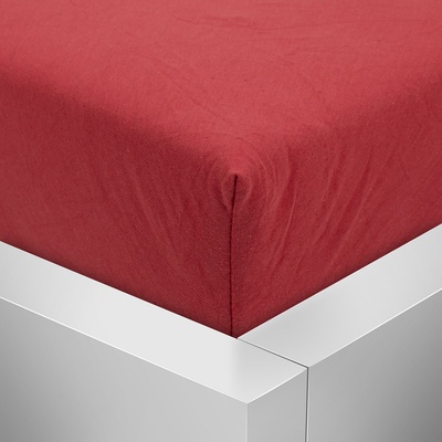 Top prostěradla.cz Jersey prostěradlo Premium Červené 220x200