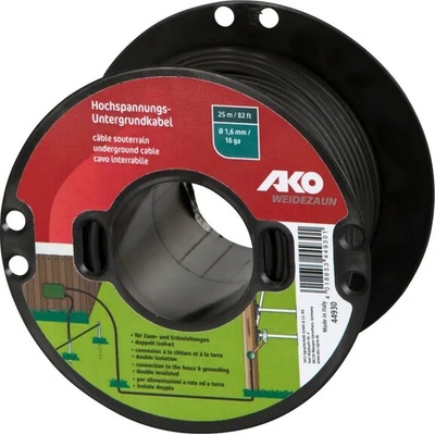 Uzemňovací kábel pre elektrický ohradník 50 m, 4,9 mm²