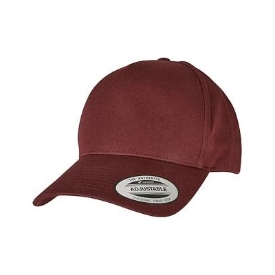 Yupoong 5-Panel Curved Classic Snapback burgundy