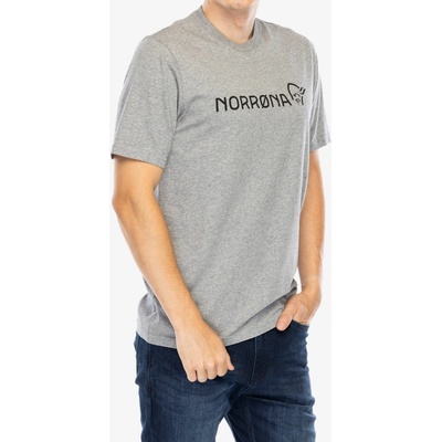 Viking bavlnené tričko Norrona 29 Cotton Norrona T-Shirt drizzle melange