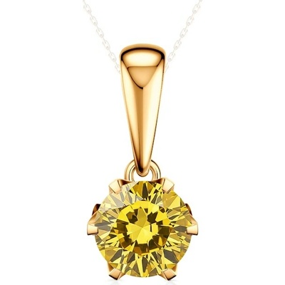Savicki Prívesok The Journey žlté zlato žltý laboratórny diamant TJ Z01 BR 050 LABYELLOW Z