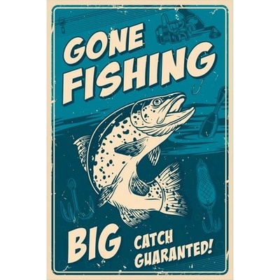 Ceduľa Fishing - Big Catch Guaranted !