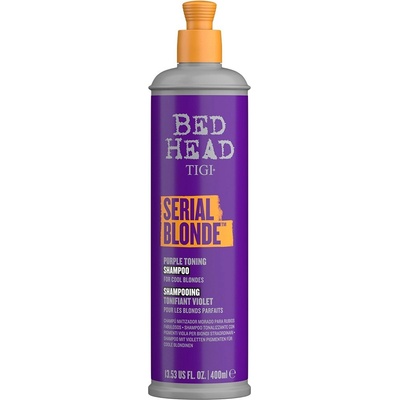 TIGI Bed Head Serial Blonde Purple Toning fialový šampón na blond vlasy 400 ml