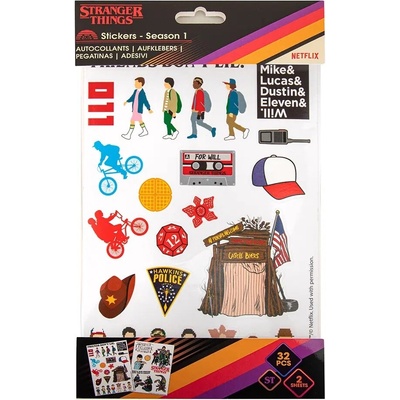 Cinereplicas nálepky Stranger Things 1. séria