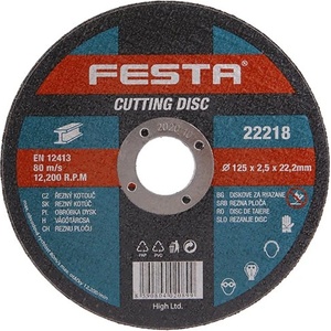 FESTA Диск за рязане на метал 125x2.5x22.2 мм 22218.01 (22218.01)
