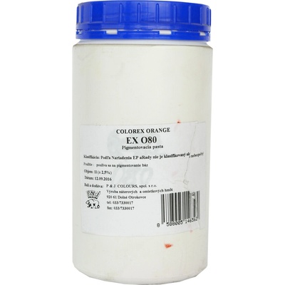 Pasta PJ Colorex Orange EX O80 1l