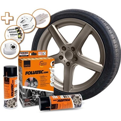 FOLIATEC - fólie ve spreji (dip) bronzová metalická celkem 800ml 2089 2 ks