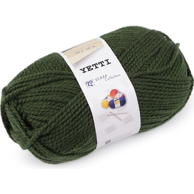 Pletací příze Yetti 100 g Varianta: 25 (55075) zelená myslivecká, Balení: 1 ks 40184/72742/252331