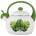 Non-electric kettle from 2382 enamel 2.2 l leaves