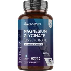 WeightWorld Magnesium Glycinate 100 mg + Vitamin B6 [180 капсули]