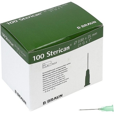 Sterican Injekčná ihla 21 G x 1 0,80 x 25 mm zelená 100 ks