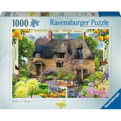 Ravensburger Пъзел Ravensburger от 1000 части - Селската къща на пекаря (12000142)