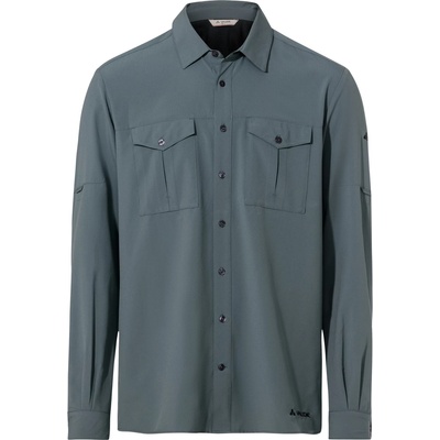 Vaude Мъжка риза с копчета Vaude Rosemoor L/S Shirt II Shirt - Heron - размер XL (033-1528-1114)