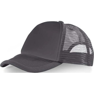 Trucker s 5 panelmi Búrková šedá / Čierna