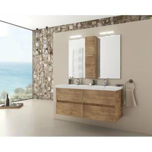 Drop Среден висящ шкаф Drop Luxus кафяв 2 врати 20 см (5NLX020WD)