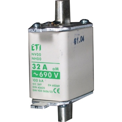 Poistka nožová ETI - 004111731 - NV 0 aM 690V 50A