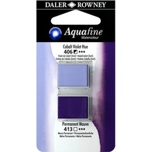 Umělecká akvarelová barva Daler-Rowney Aquafine dvojbalení Kobalt fialový/ Mauve