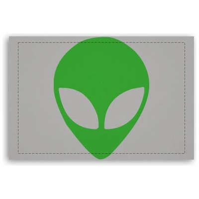 Fotoobraz 60x40 cm malý Alien