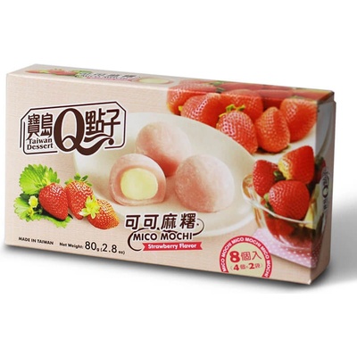 Q Brand Mico Mochi jahodová príchuť 80 g
