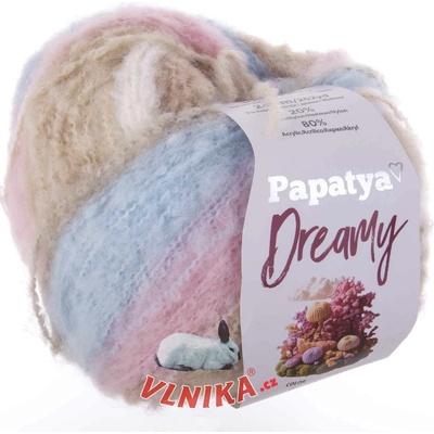 Kamgarn Příze Papatya Dreamy Varianta: 01