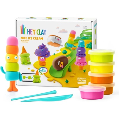 Hey Clay modelovací hmota sada zmrzlina Ice Cream příslušenství HCL15029