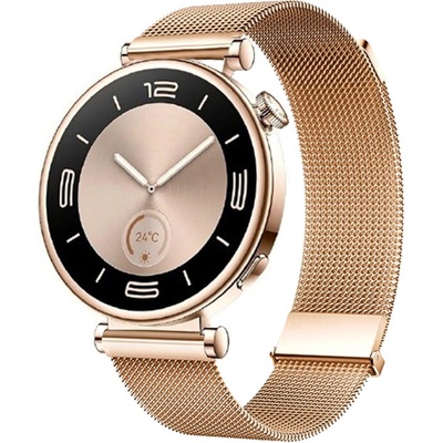 VSECHNONAMOBIL 93306 MILANESE Kovový řemínek pro Huawei Watch GT 5 41mm / GT 6 41mm ROSE GOLD
